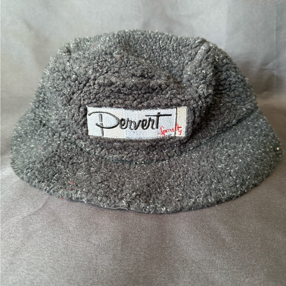 90s Pervert Black Reversible Bucket Hat